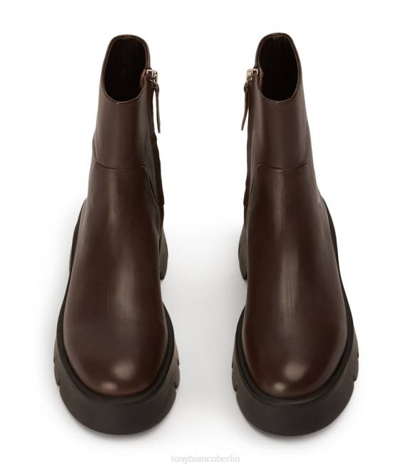 Stiefeletten| de Tony Bianco Frauen Rumpelstiefeletten Schokolade Como 4624516